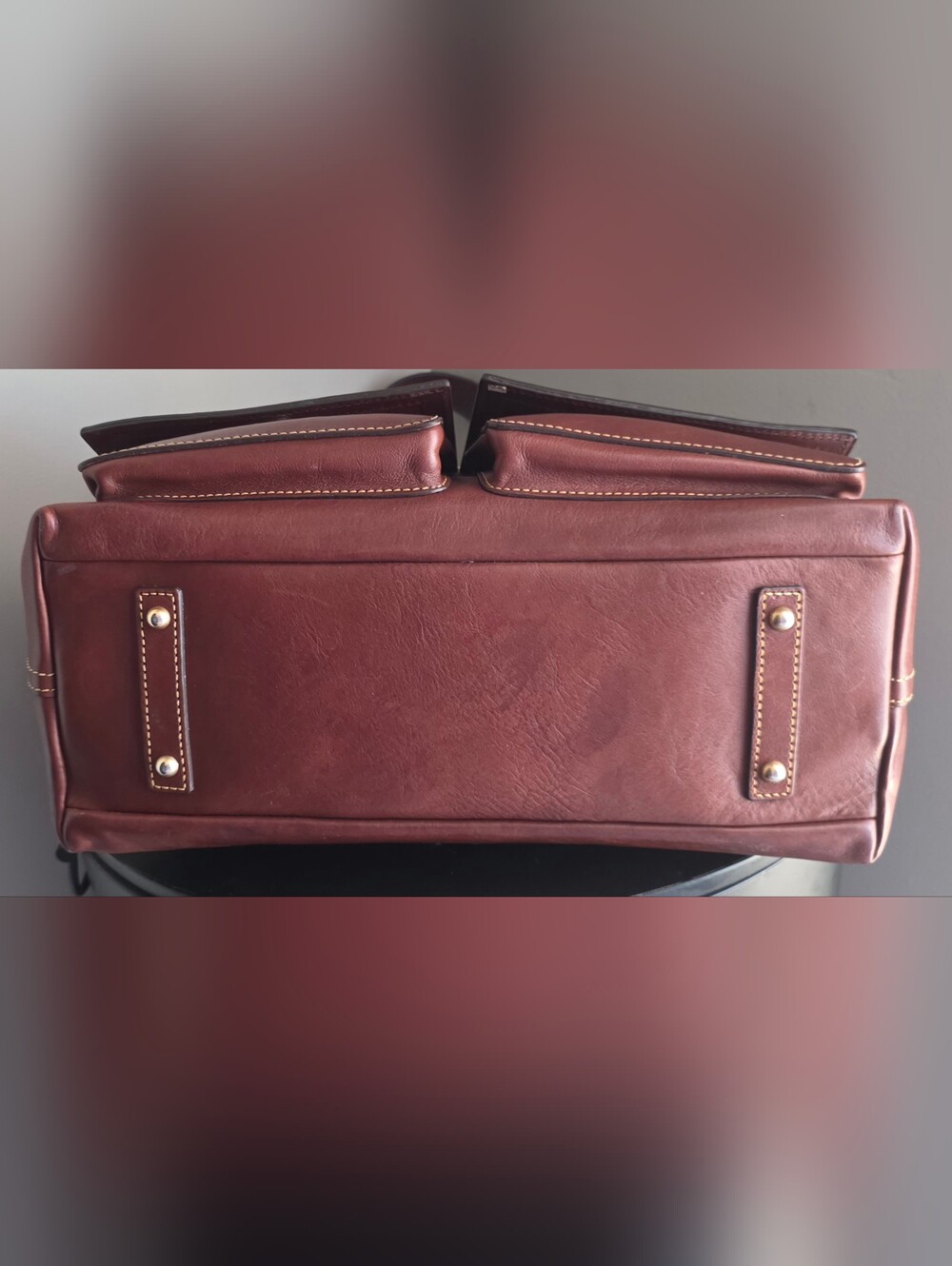 Dooney & Bourke Kingston Florentine Leather Hobo Bag EUC - Picture 10 of 16